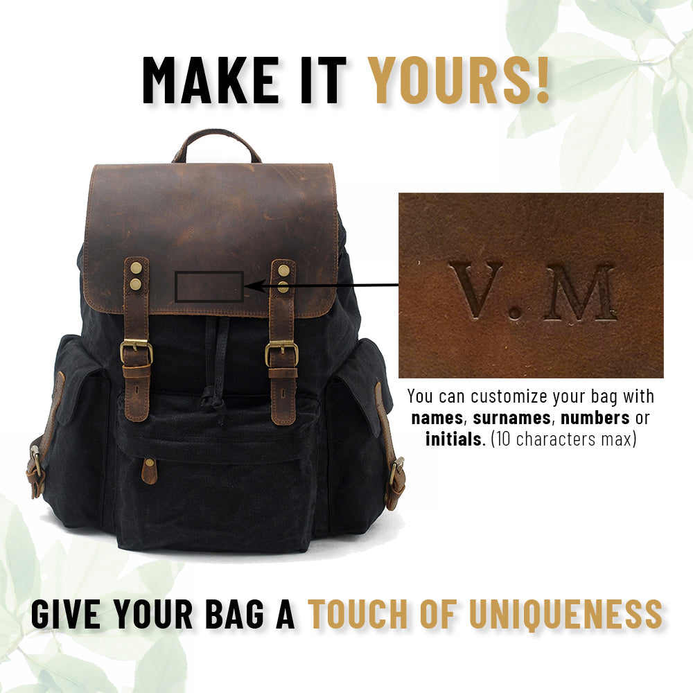 Waxed Canvas Backpack |Noren
