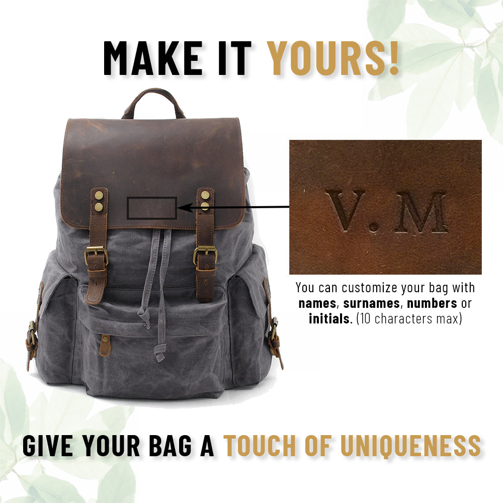 Waxed Canvas Backpack |Noren
