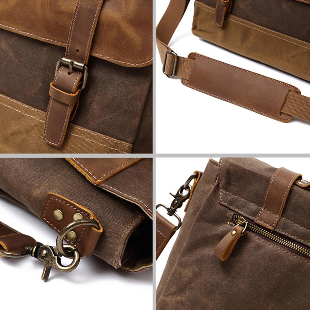 Waxed Canvas Messenger Bag | Winner
