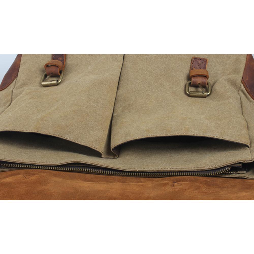 Canvas Laptop Messenger Bag for Men | Frank