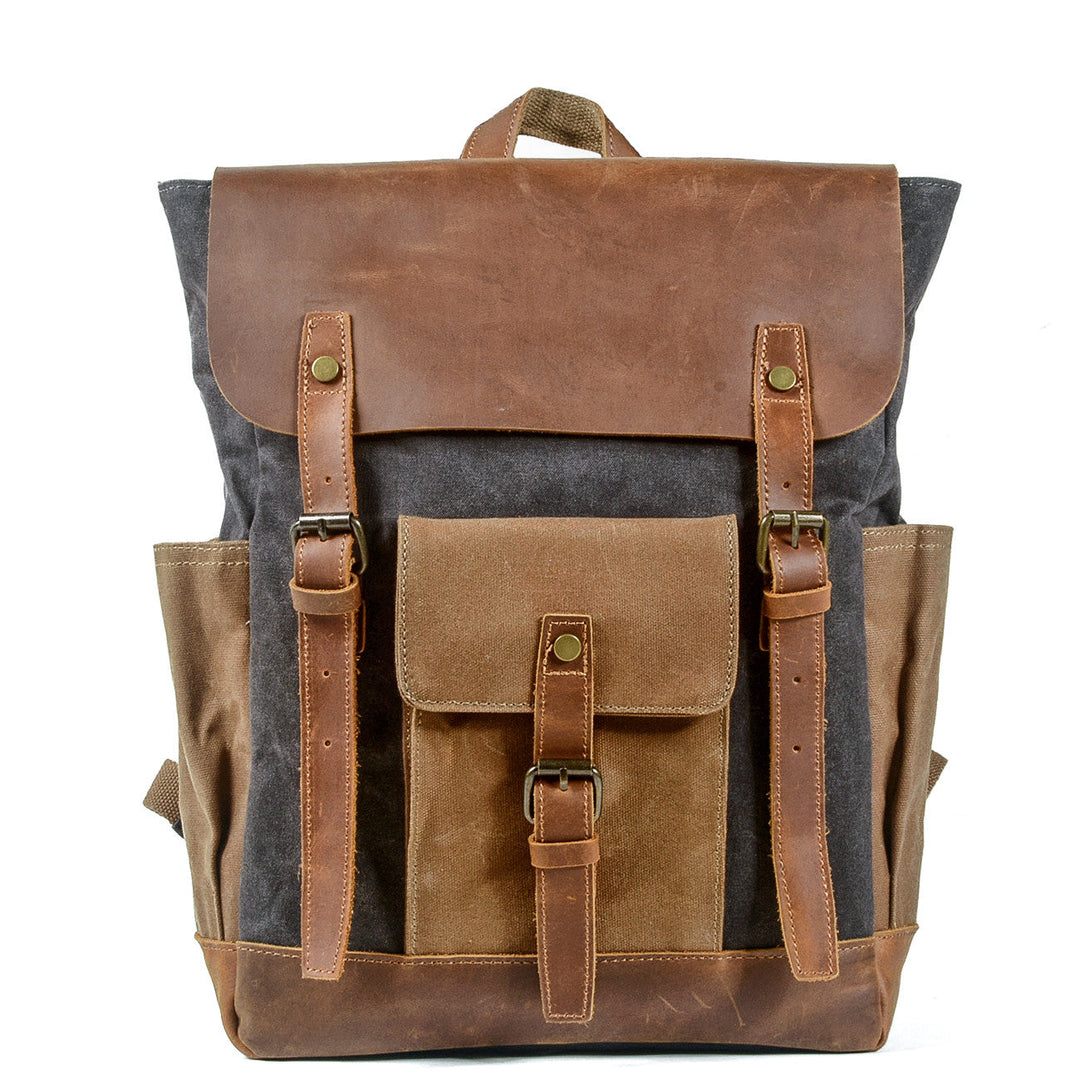 Göteborg Canvas Backpack - Dark Grey
