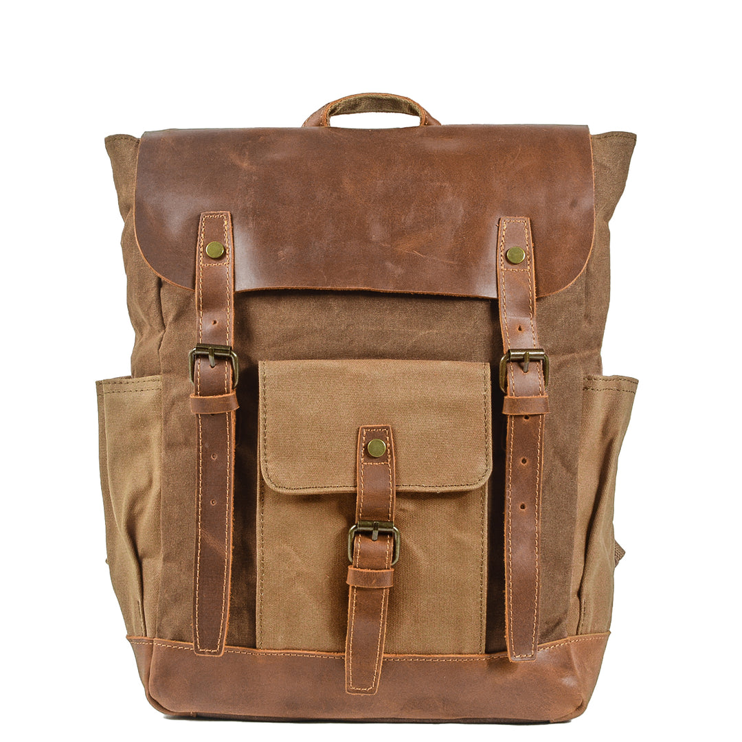 Göteborg Canvas Backpack - Coffee