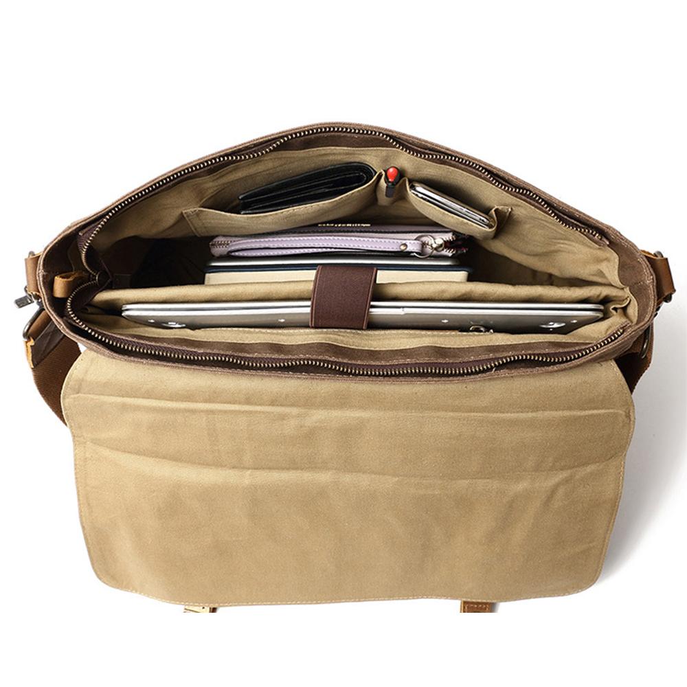 Waxed Canvas Messenger Bag | Winner