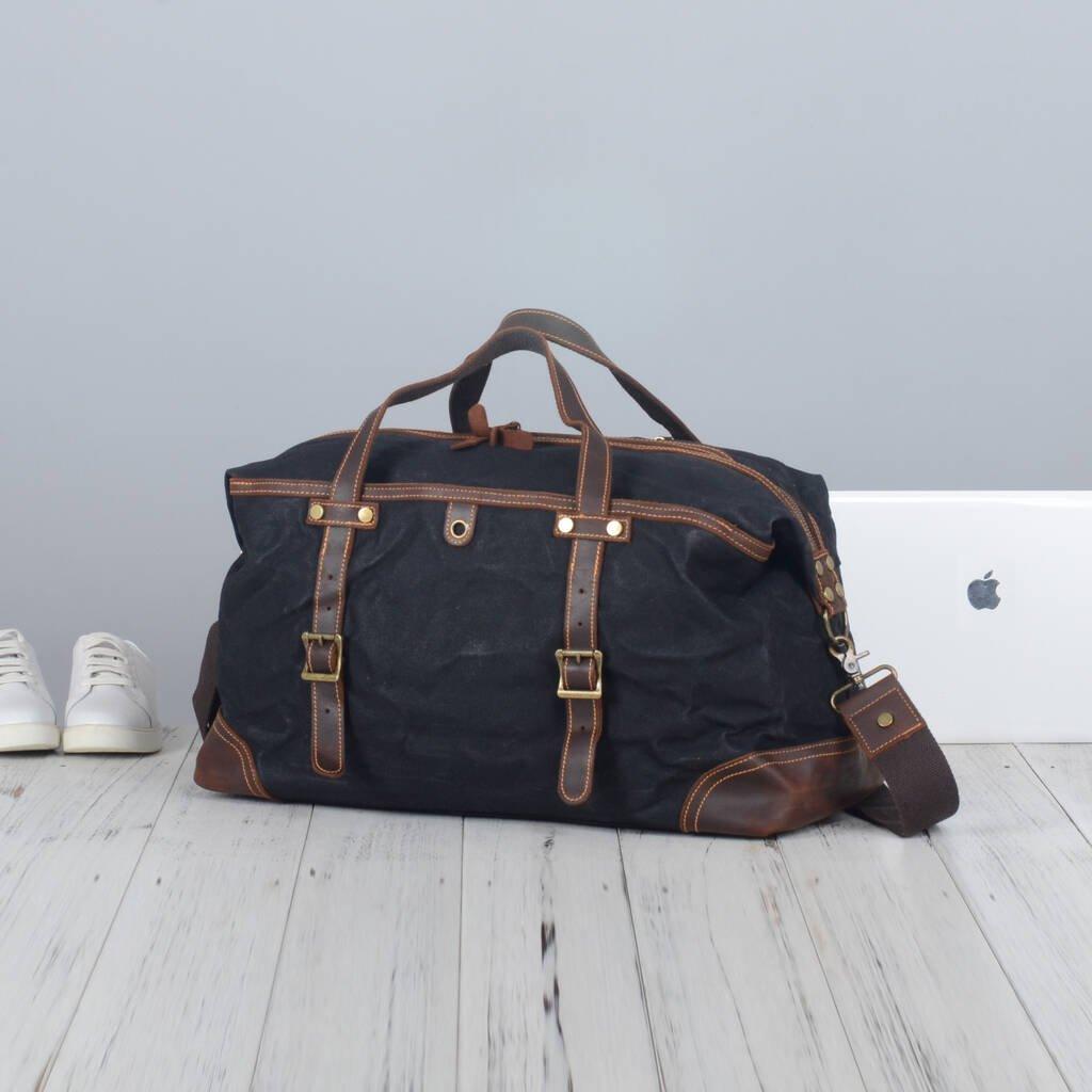 Waxed Canvas Duffle Bag | Wayfarer