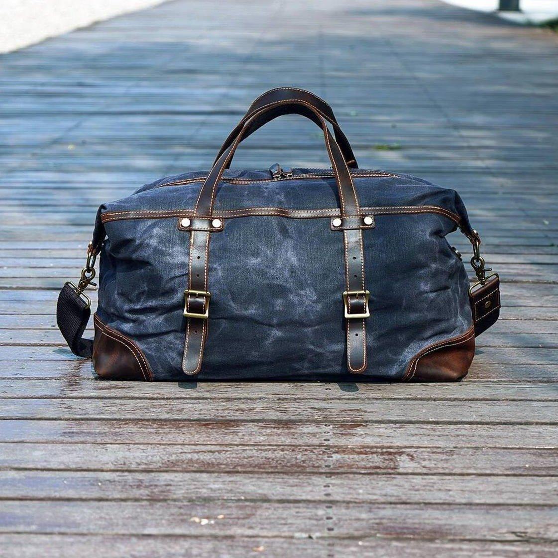 Waxed Canvas Duffle Bag | Wayfarer