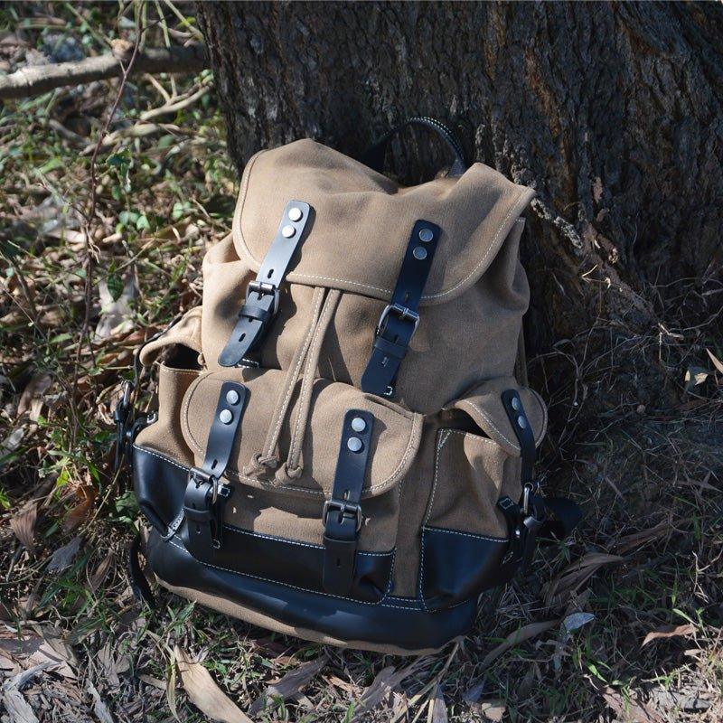 Canvas Hiking Rucksack with Drawstring | Voyager
