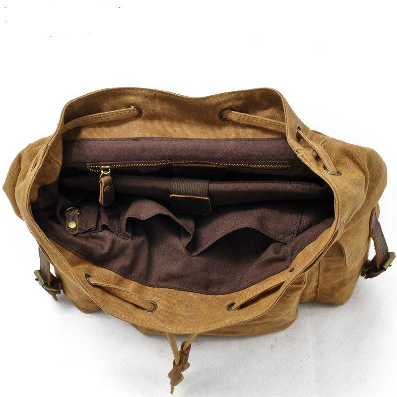 Vintage Waxed Canvas  Backpack | Grant