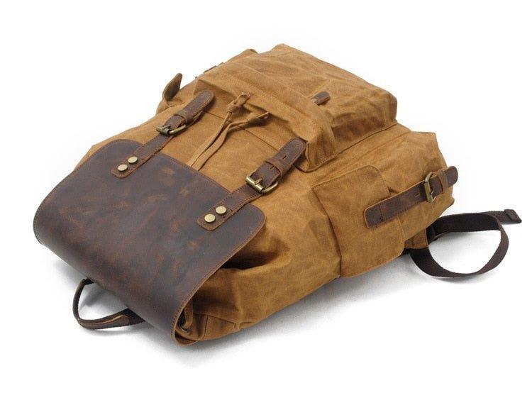 Vintage Waxed Canvas  Backpack | Grant