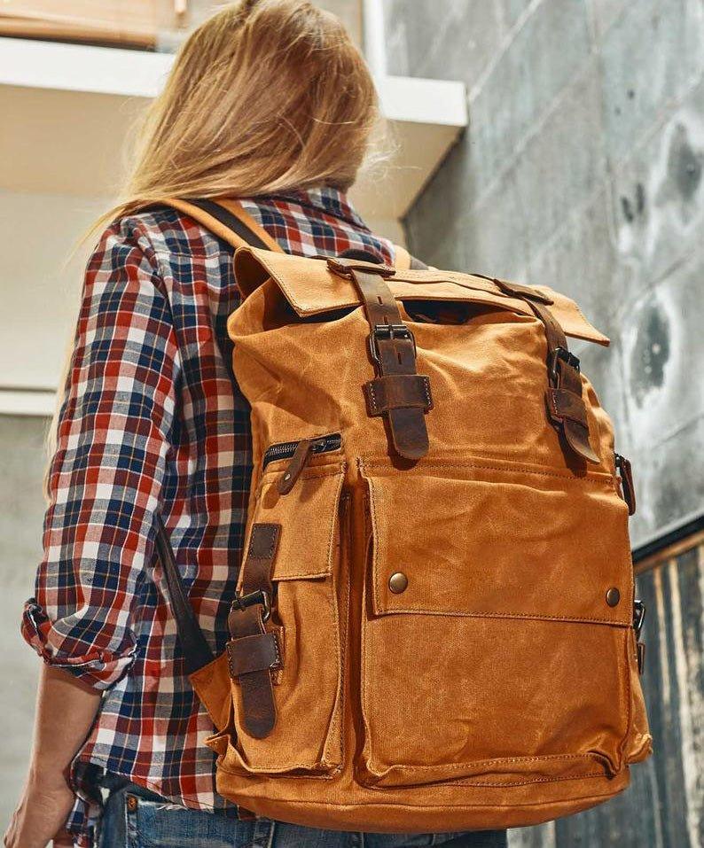 Waxed Canvas Backpack | Sent
