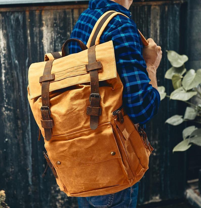 Waxed Canvas Backpack | Sent