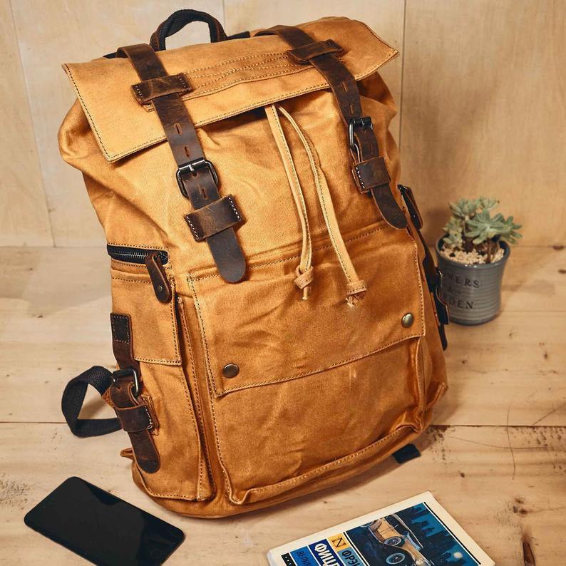 Waxed Canvas Backpack | Sent